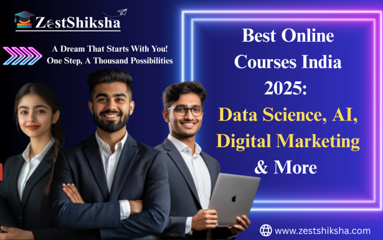 "Best online course in India 2025 featuring top programs in Digital Marketing, AI, Data Science, and more for skill development and career growth."