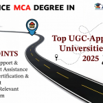 Distance MCA in India: Top UGC-Approved Universities for 2025 18 Student attending an online MCA class in India, using a laptop with digital learning tools, representing Distance MCA education approved by UGC