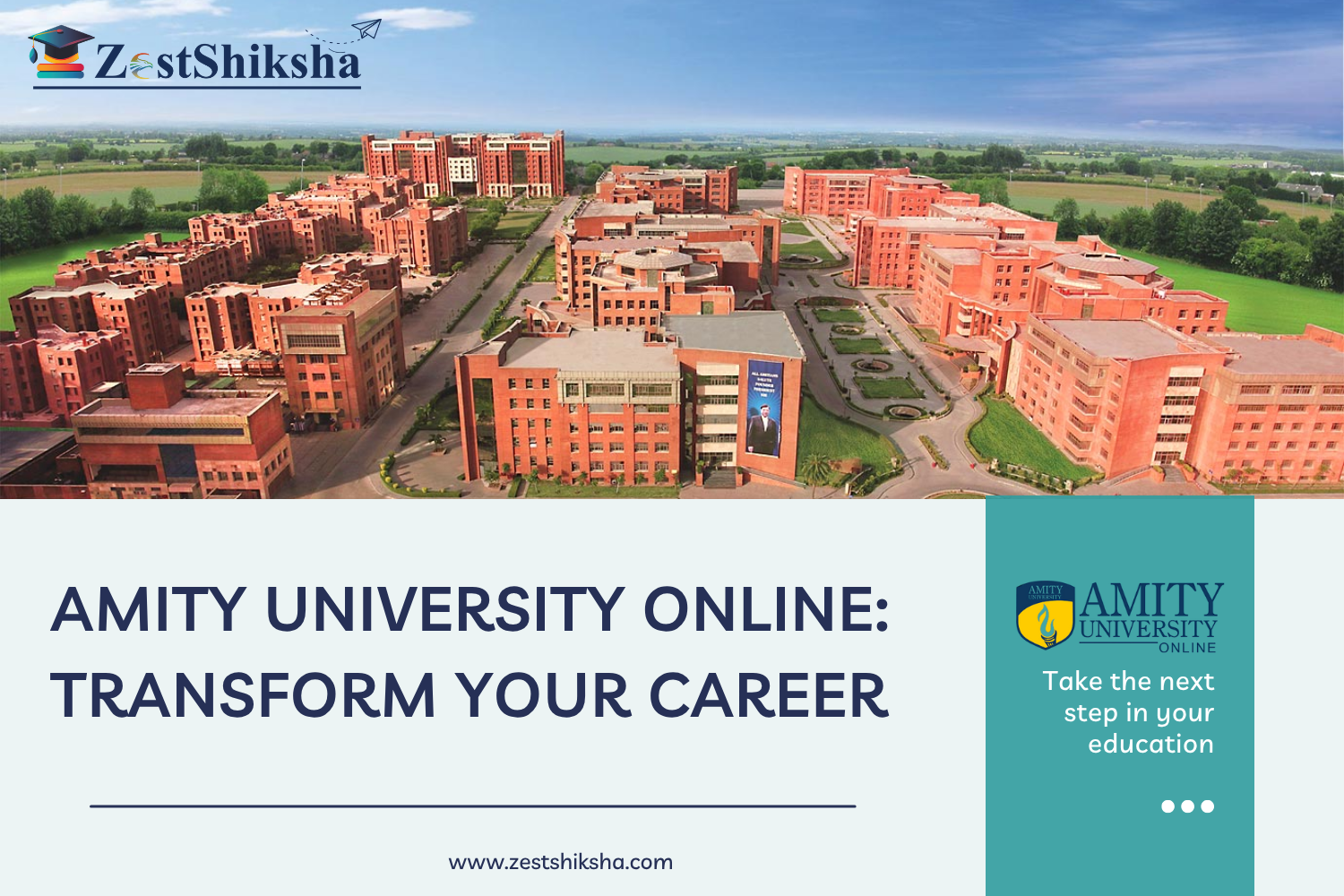 Amity University Online: Transform Your Career 1 Amity University Online Transform Your Career